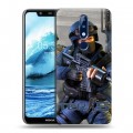 Дизайнерский пластиковый чехол для Nokia 5.1 Plus Counter-strike