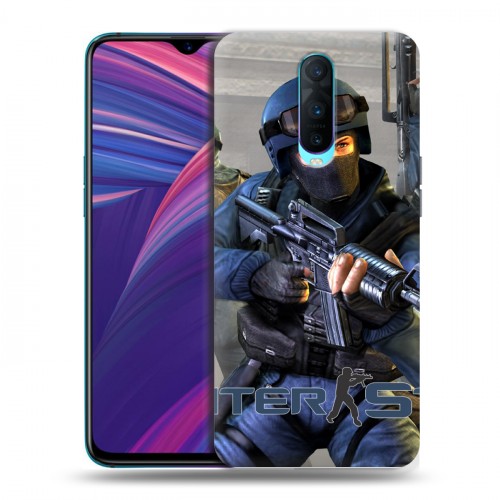 Дизайнерский пластиковый чехол для OPPO RX17 Pro Counter-strike