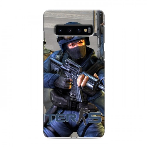 Дизайнерский силиконовый чехол для Samsung Galaxy S10 Counter-strike