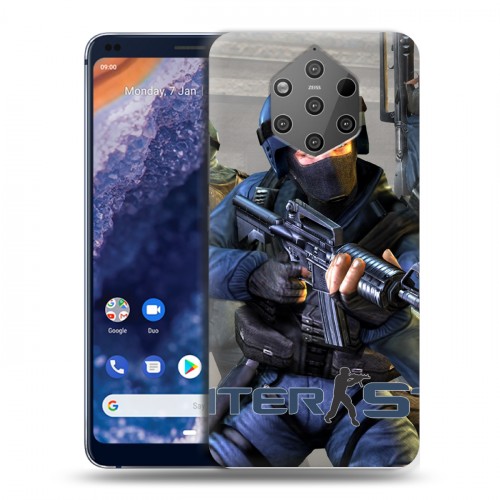 Дизайнерский силиконовый чехол для Nokia 9 PureView Counter-strike