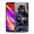 Дизайнерский пластиковый чехол для LG G8 ThinQ Counter-strike