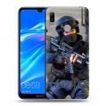 Дизайнерский пластиковый чехол для Huawei Y6 (2019) Counter-strike