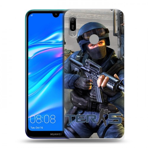 Дизайнерский пластиковый чехол для Huawei Y6 (2019) Counter-strike