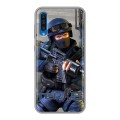 Дизайнерский силиконовый чехол для Samsung Galaxy A50 Counter-strike