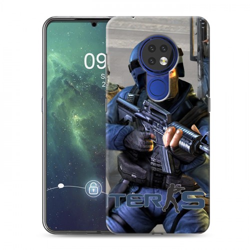 Дизайнерский силиконовый чехол для Nokia 6.2 Counter-strike