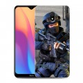 Дизайнерский силиконовый с усиленными углами чехол для Xiaomi RedMi 8A Counter-strike