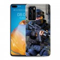 Дизайнерский пластиковый чехол для Huawei P40 Counter-strike