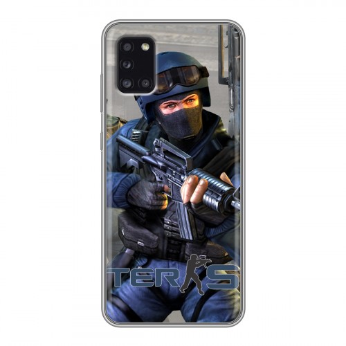 Дизайнерский силиконовый чехол для Samsung Galaxy A31 Counter-strike