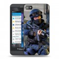 Дизайнерский пластиковый чехол для BlackBerry Z10 Counter-strike