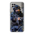 Дизайнерский силиконовый чехол для Realme C21 Counter-strike