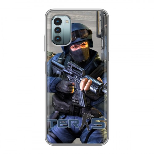 Дизайнерский силиконовый чехол для Nokia G11 Counter-strike