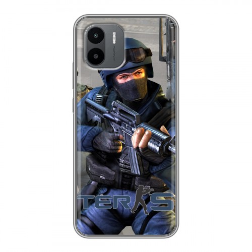 Дизайнерский силиконовый чехол для Xiaomi Redmi A2 Counter-strike