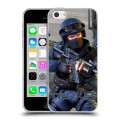 Дизайнерский пластиковый чехол для Iphone 5c Counter-strike