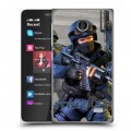 Дизайнерский пластиковый чехол для Nokia X Counter-strike