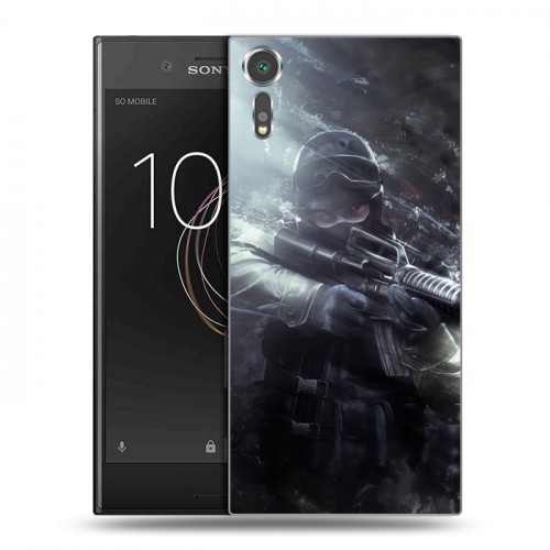 Дизайнерский пластиковый чехол для Sony Xperia XZs Counter-strike