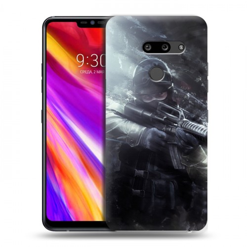 Дизайнерский пластиковый чехол для LG G8 ThinQ Counter-strike