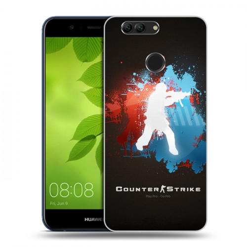Дизайнерский пластиковый чехол для Huawei Nova 2 Plus Counter-strike