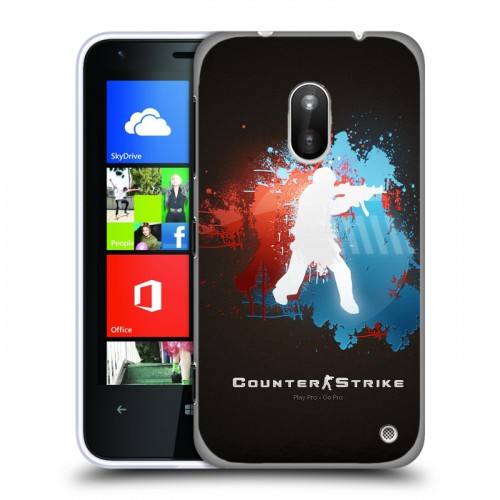 Дизайнерский пластиковый чехол для Nokia Lumia 620 Counter-strike