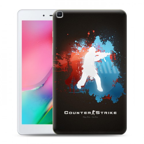 Дизайнерский силиконовый чехол для Samsung Galaxy Tab A 8.0 (2019) Counter-strike