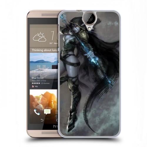 Дизайнерский пластиковый чехол для HTC One E9+ World of warcraft