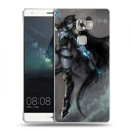 Дизайнерский пластиковый чехол для Huawei Mate S World of warcraft