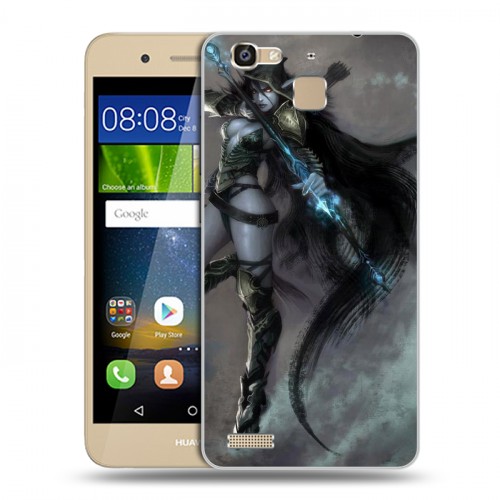 Дизайнерский пластиковый чехол для Huawei GR3 World of warcraft