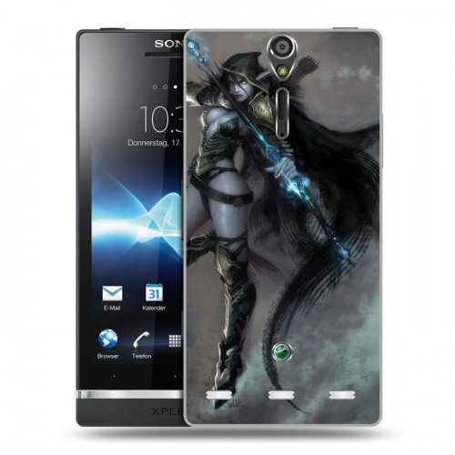 Дизайнерский пластиковый чехол для Sony Xperia S World of warcraft