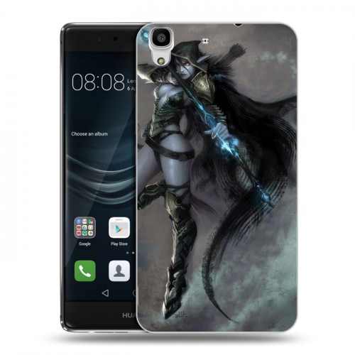 Дизайнерский пластиковый чехол для Huawei Y6II World of warcraft