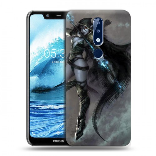 Дизайнерский пластиковый чехол для Nokia 5.1 Plus World of warcraft