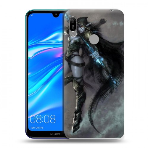 Дизайнерский пластиковый чехол для Huawei Y6 (2019) World of warcraft