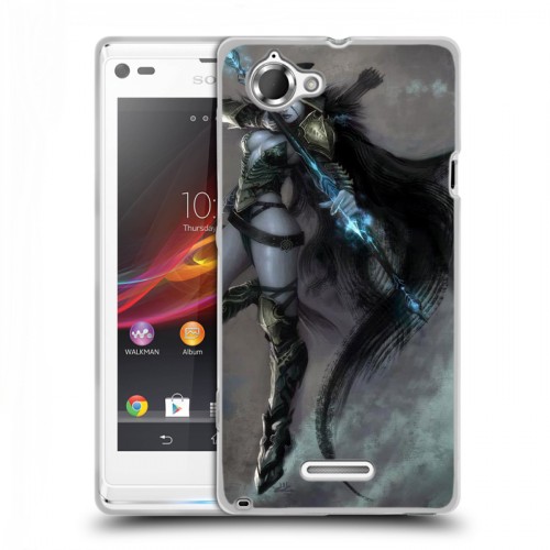 Дизайнерский пластиковый чехол для Sony Xperia L World of warcraft