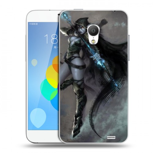 Дизайнерский силиконовый чехол для  Meizu MX3 World of warcraft