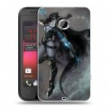 Дизайнерский пластиковый чехол для HTC Desire 200 World of warcraft