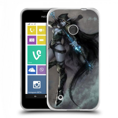 Дизайнерский пластиковый чехол для Nokia Lumia 530 World of warcraft