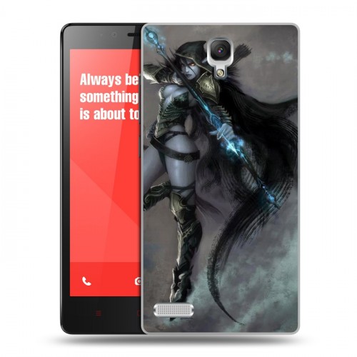 Дизайнерский силиконовый чехол для Xiaomi RedMi Note World of warcraft