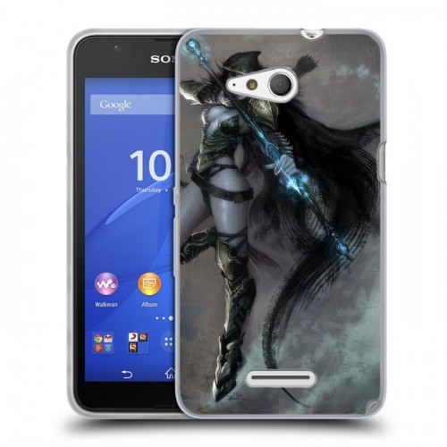 Дизайнерский пластиковый чехол для Sony Xperia E4g World of warcraft