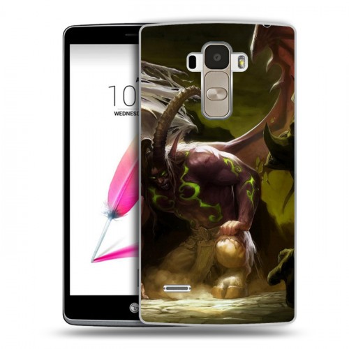 Дизайнерский пластиковый чехол для LG G4 Stylus World of warcraft