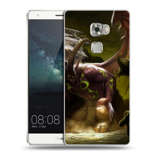 Дизайнерский пластиковый чехол для Huawei Mate S World of warcraft