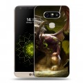 Дизайнерский пластиковый чехол для LG G5 World of warcraft