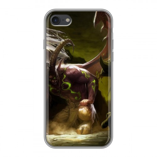 Дизайнерский силиконовый чехол для Iphone 7 World of warcraft