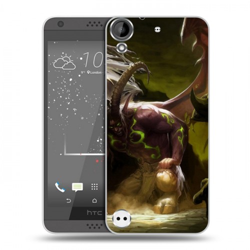 Дизайнерский пластиковый чехол для HTC Desire 530 World of warcraft