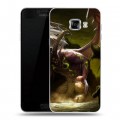 Дизайнерский пластиковый чехол для Samsung Galaxy C5 World of warcraft