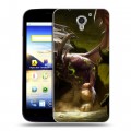 Дизайнерский пластиковый чехол для ZTE Blade A510 World of warcraft