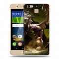 Дизайнерский пластиковый чехол для Huawei GR3 World of warcraft