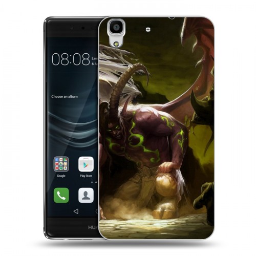 Дизайнерский пластиковый чехол для Huawei Y6II World of warcraft