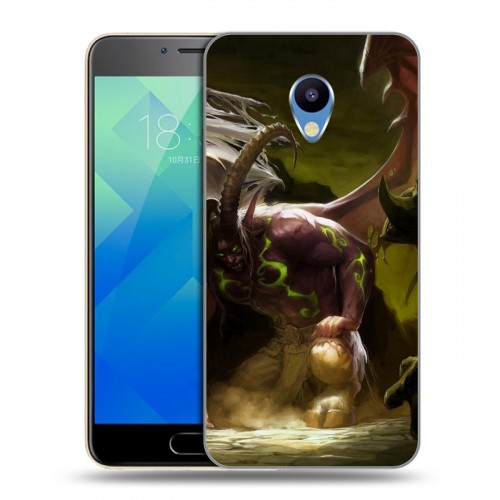 Дизайнерский пластиковый чехол для Meizu M5 World of warcraft