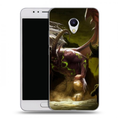 Дизайнерский силиконовый чехол для Meizu M5s World of warcraft