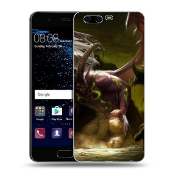 Дизайнерский силиконовый чехол для Huawei P10 Plus World of warcraft (на заказ)