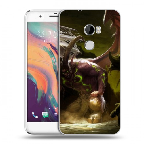 Дизайнерский пластиковый чехол для HTC One X10 World of warcraft