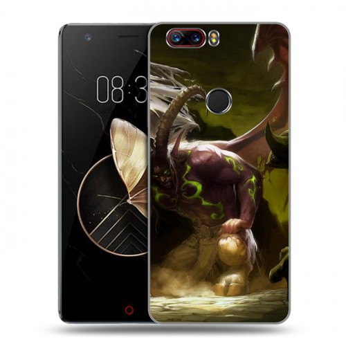 Дизайнерский пластиковый чехол для ZTE Nubia Z17 World of warcraft